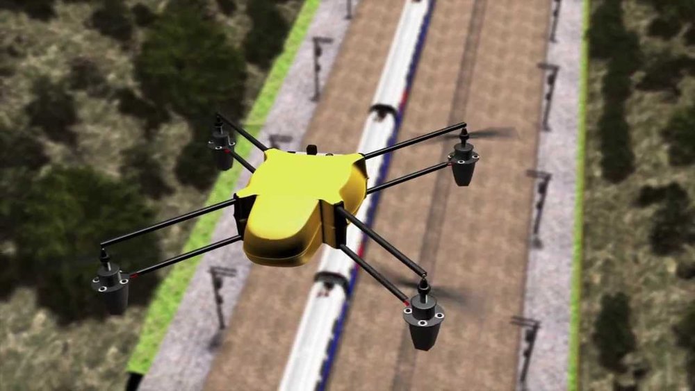 Heliguy réalisera l'inspection d'un réseau ferroviaire par drones